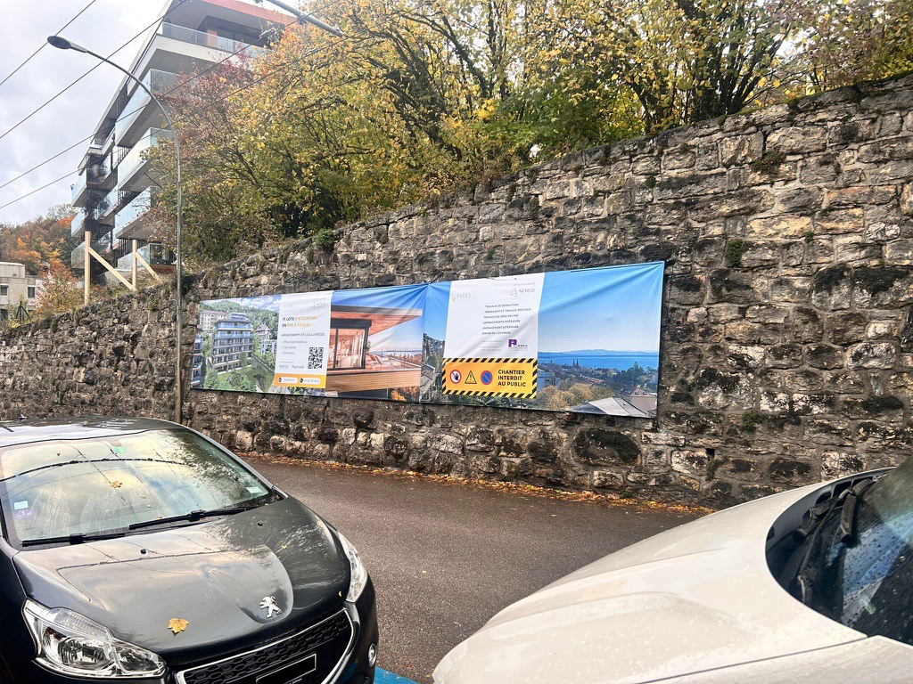 Bache de chantier - Alpes 7